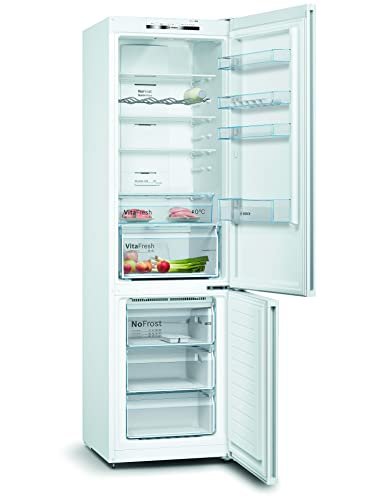 Bosch KGN39VWEAG Fridge Freezer 60cm Wide with no Frost Vitafresh 203cm 368L Capacity