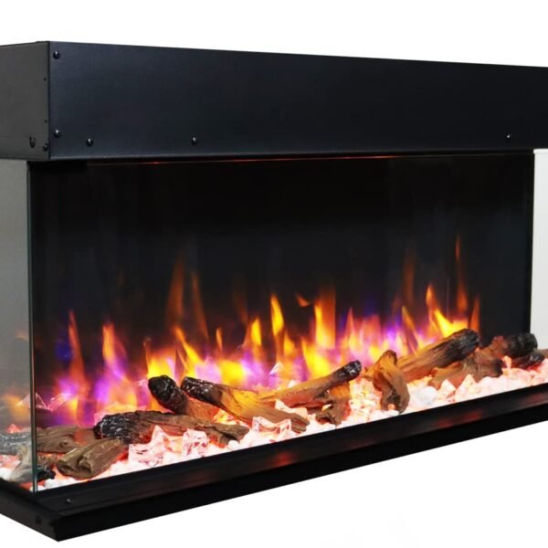 Endeavour Fires 48''/1230mm Rosedale 3D Media Wall Inset Electric Fireplace