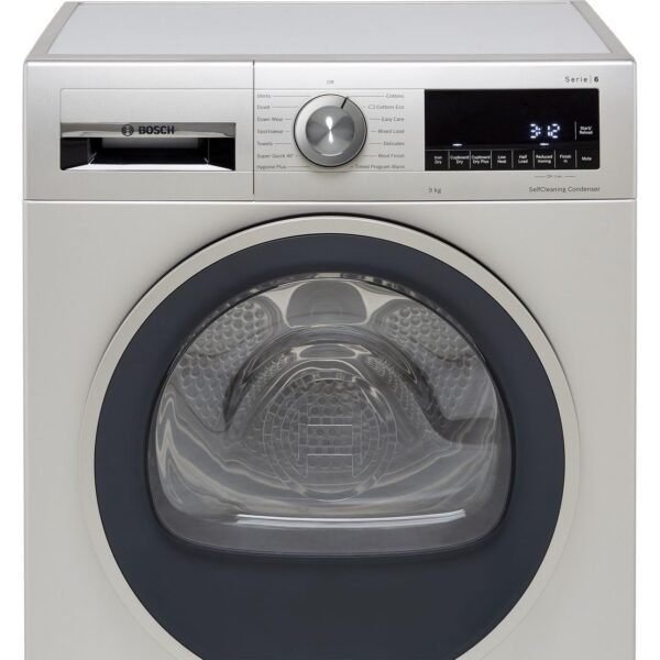Bosch WQG245S9GB Serie 6 Heat Pump Tumble Dryer 9kg Capacity with Selfcleaning Condenser