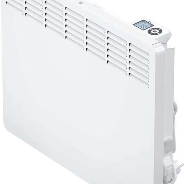 AEG Wandkonvektor WKL 1505 für ca. 15 m², 1500 W, 5-30 °C, wandhängend, LC-Display, Wochentimer, Metall, Ökodesign 2018, 236534