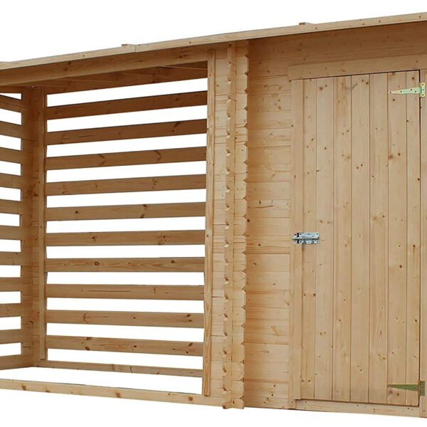 Wooden Garden Shed and Log shed